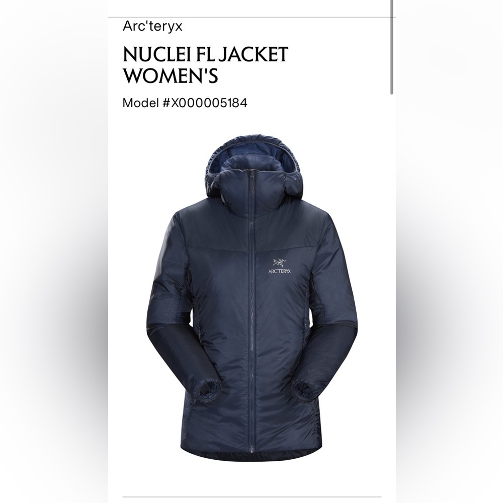 Arc'teryx Women's Nuclei FL Jacket - Dark Blue